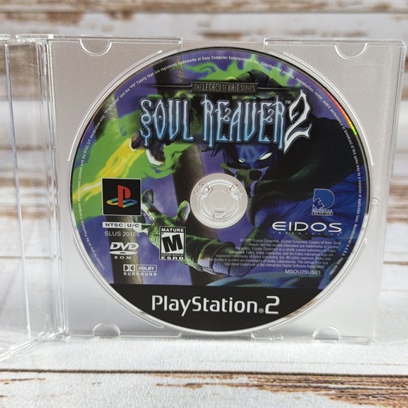 Other - Legacy of Kain Soul Reaver 2 Sony PlayStation 2 PS2 Game Disc Only Tested Used